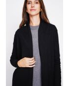 Gilet col châle noire