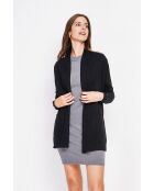 Gilet col châle noire