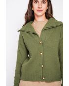 Gilet double col kaki