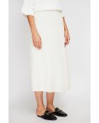 Jupe longue en Cachemire mélangé naturelle
