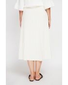 Jupe longue en Cachemire mélangé naturelle