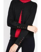 Gilet col ras du cou noir