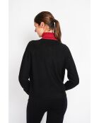 Gilet col ras du cou noir