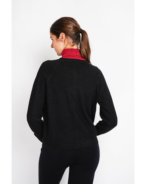 Gilet col ras du cou noir