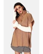 Guanti in misto cashmere naturale a 8 strati