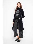 Gilet long fantaisie noir