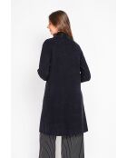 Gilet long fantaisie noir