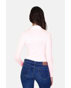 Sous-pull en Soie mélangée rose