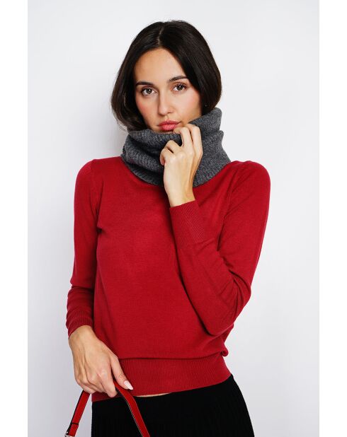 Girocollo Wolf in misto cashmere a 7 fili