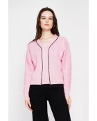 Pull col V rose barby