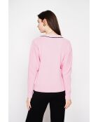 Pull col V rose barby