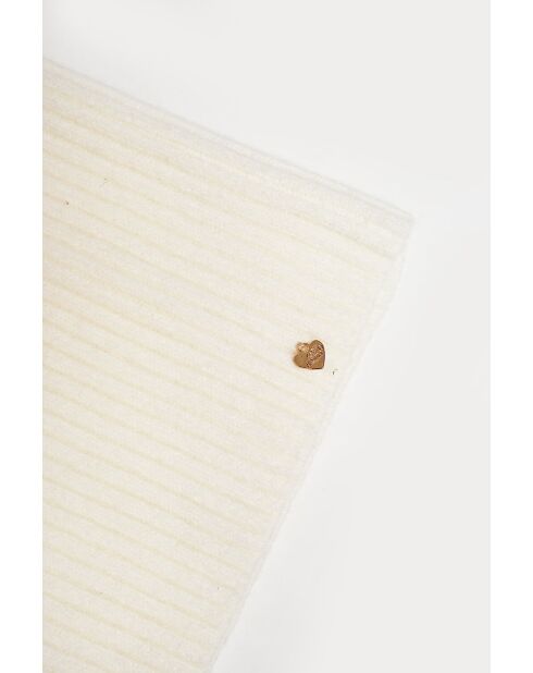 Girocollo in misto cashmere naturale a 7 fili