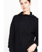Pull à capuche noir