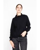 Pull à capuche noir