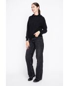 Pull à capuche noir