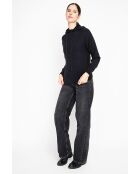 Pull à capuche noir