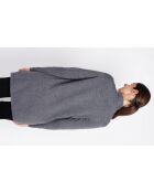 Gilet col châle loup