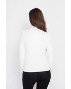 Pull col roulé fourré naturel