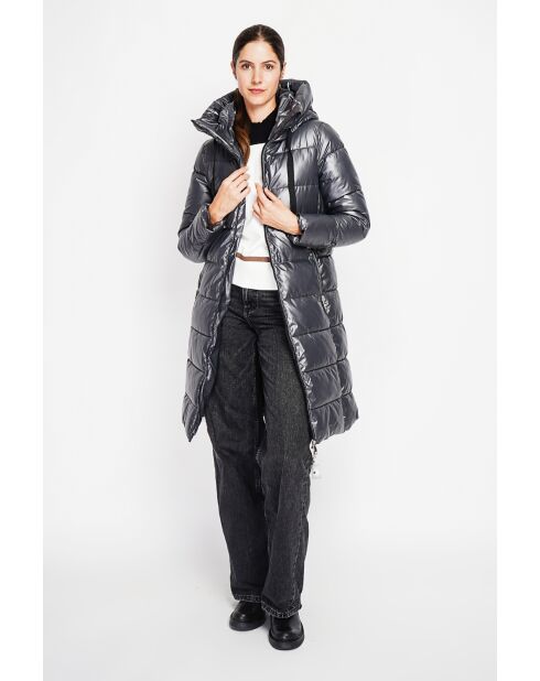 Doudoune longue loup