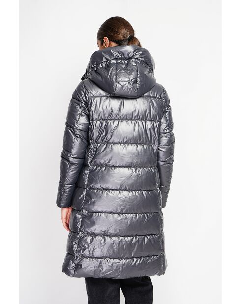 Doudoune longue loup