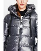 Doudoune longue loup