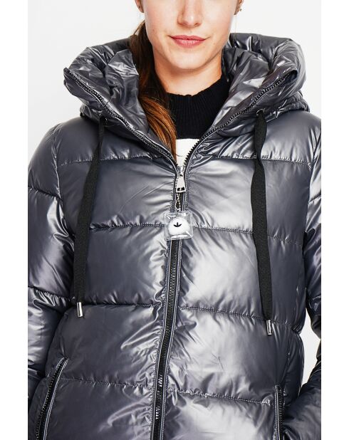 Doudoune longue loup