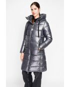 Doudoune longue loup