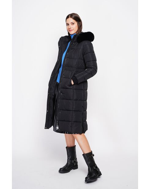 Doudoune longue noire