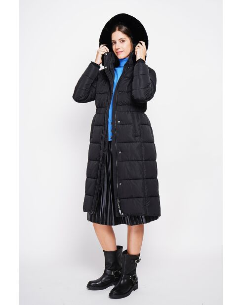 Doudoune longue noire