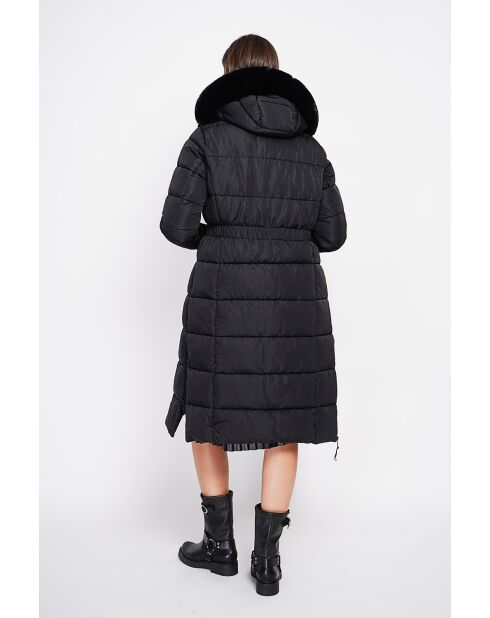 Doudoune longue noire