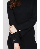 Robe col montant noire