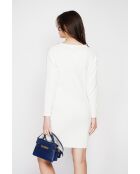 Robe col perle naturel