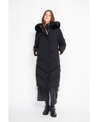 Doudoune longue noire