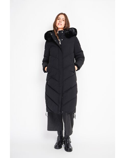 Doudoune longue noire
