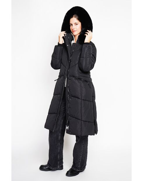 Doudoune longue noire