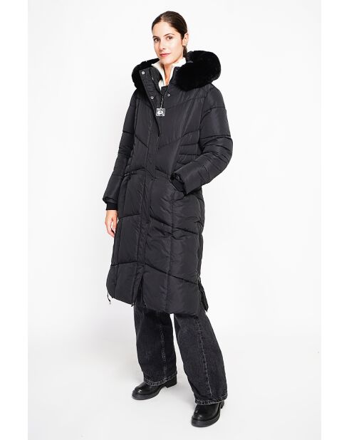 Doudoune longue noire