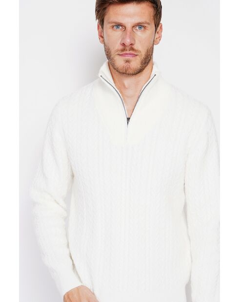 Pull col camionneur naturel