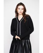 Pull col V noir
