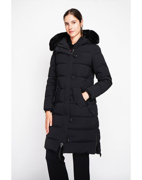Doudoune longue noire