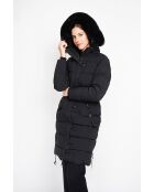 Doudoune longue noire