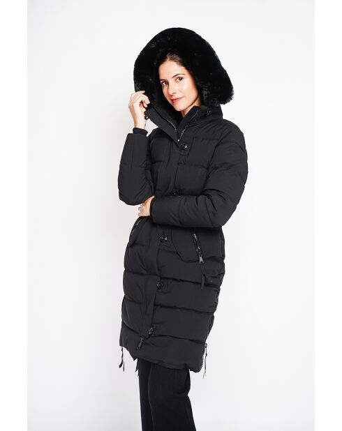 Doudoune longue noire