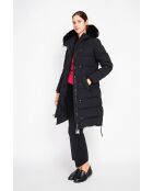 Doudoune longue noire