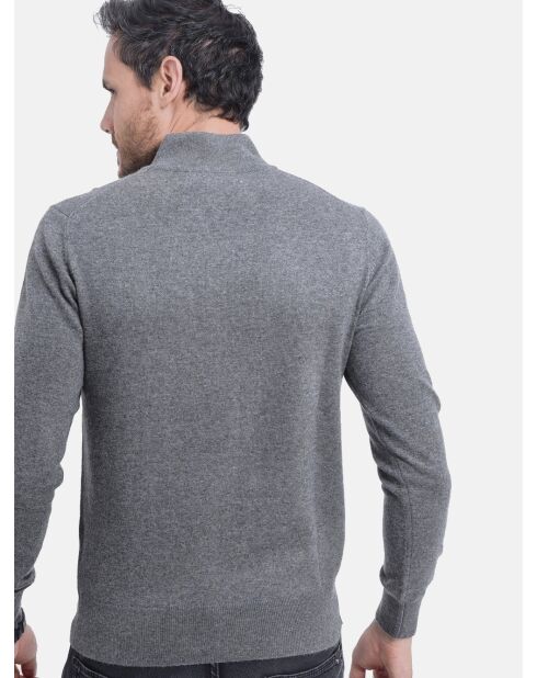 Gilet zippé classique loup