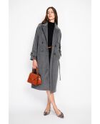 Manteau en Laine mélangée loup