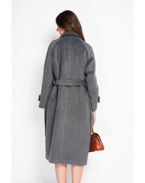 Manteau en Laine mélangée loup