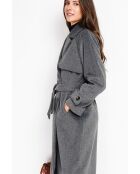 Manteau en Laine mélangée loup