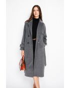 Manteau en Laine mélangée loup