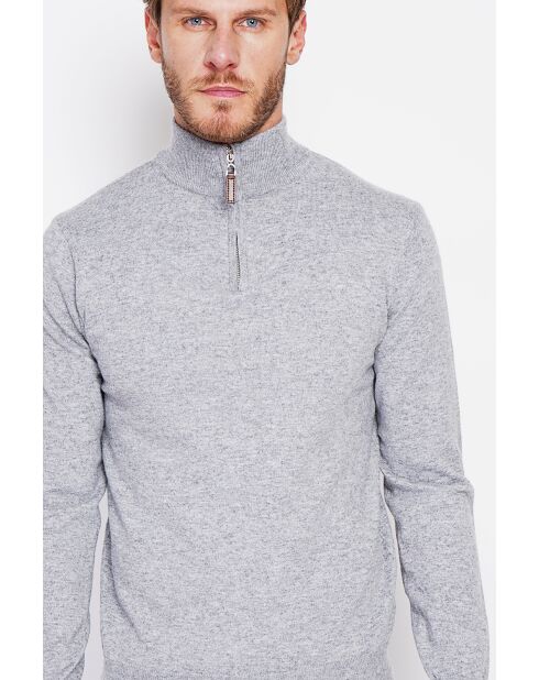 Pull col camionneur flanelle