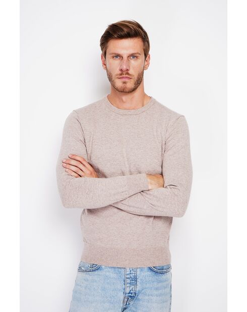 Pull col ras de cou desert