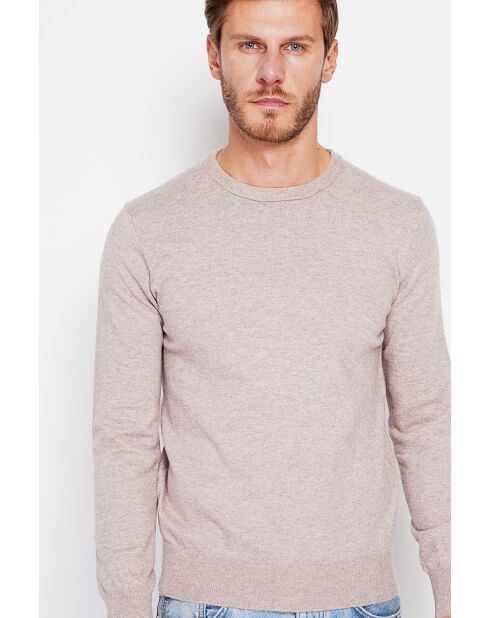 Pull col ras de cou desert